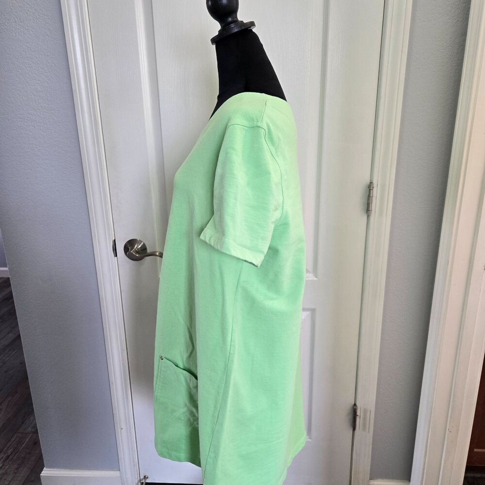 JC Penney's Delicates SPA Short-Sleeve Dress Womens Size L - Picture 3 of 7